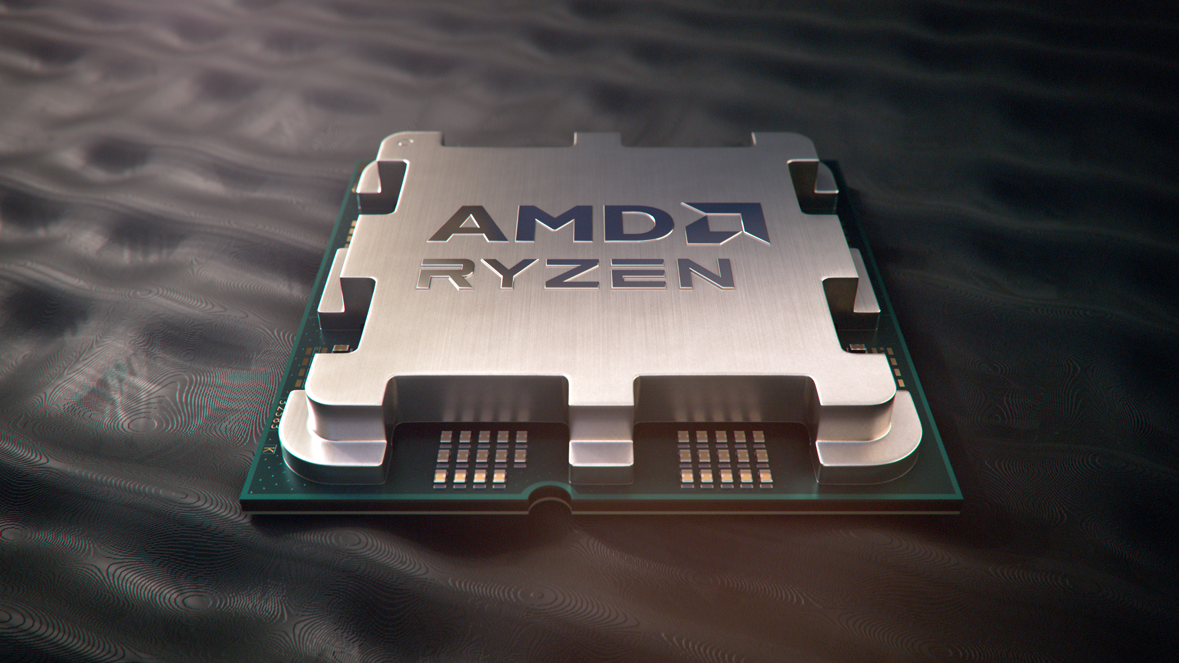 AMD Ryzen चिप का रेंडर