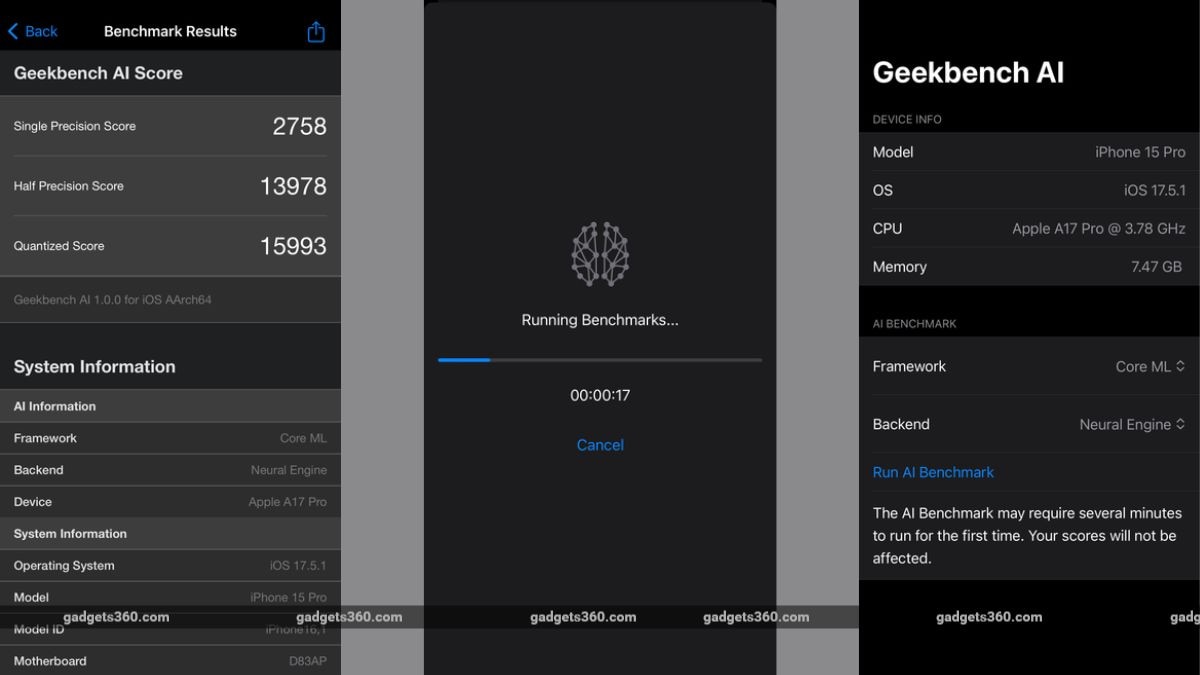 geekbench ai ऐप गैजेट्स360 Geekbench AI