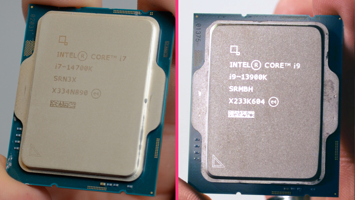 इंटेल कोर i-14700K बनाम 13900K, एक साथ