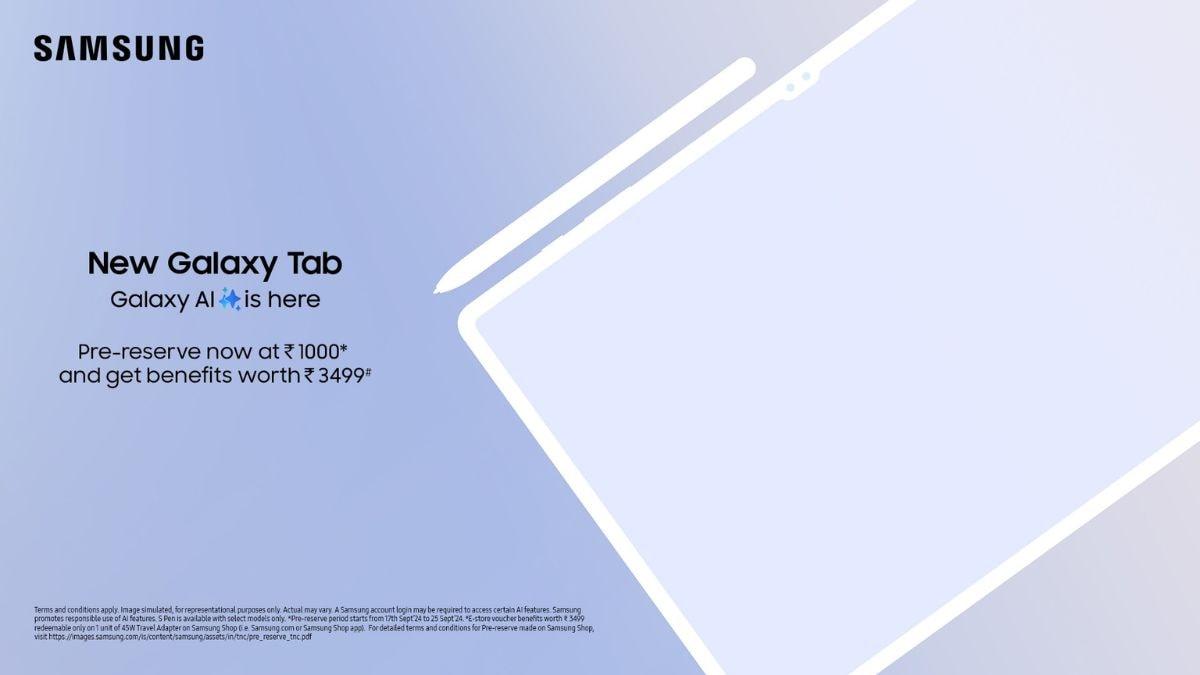 Samsung’s Upcoming Flagship Galaxy Tablets With AI Features Now Available for Pre-Reservation in India