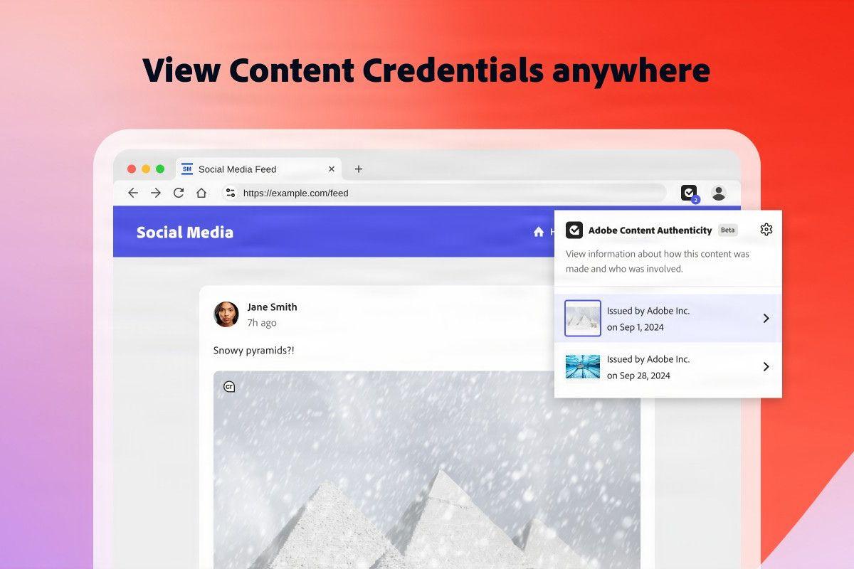 Adobe Content Authenticity Web App Introduced; Will Let Creators Add AI Label to Content