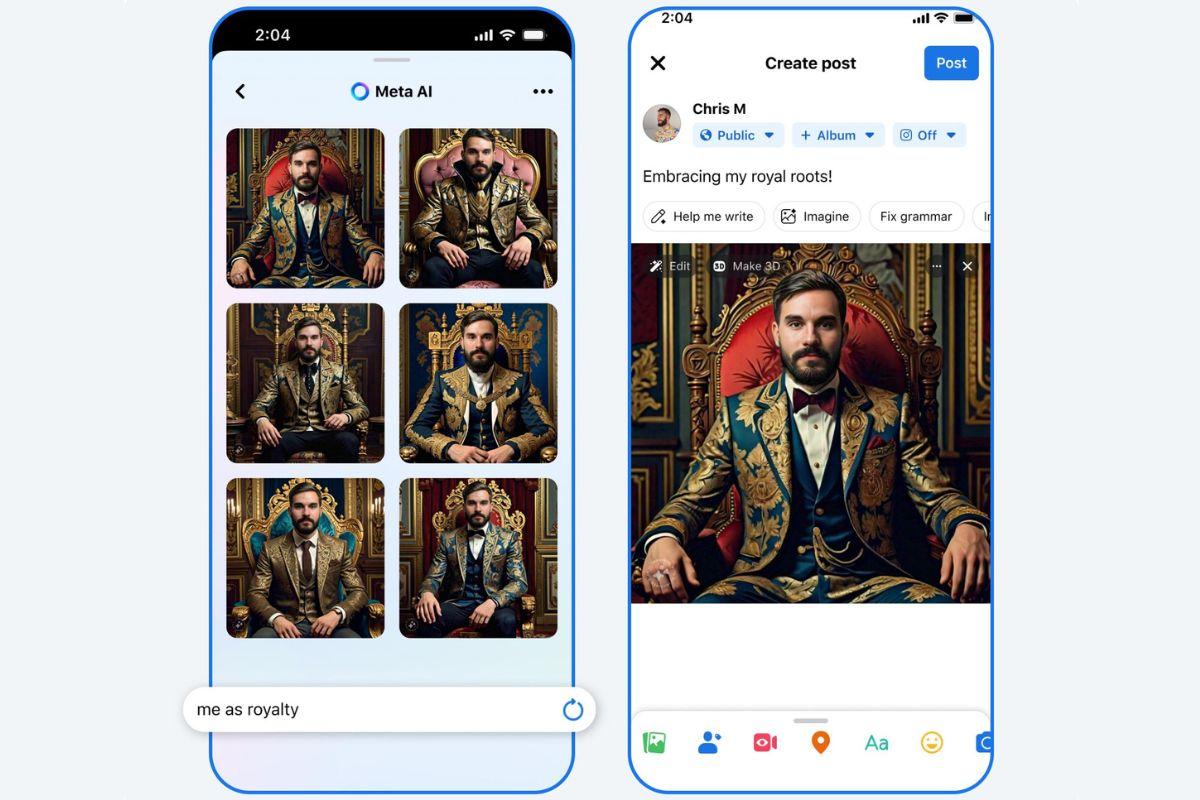 Meta Rolls Out AI-Powered ‘Imagine’ Feature to Facebook, Instagram and Messenger