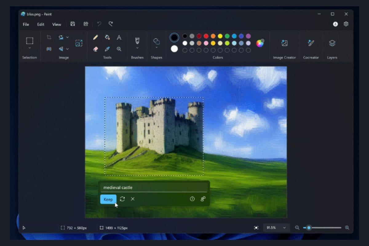 MS Paint Gets AI-Powered Generative Fill Feature in Preview to Windows 11 Insiders